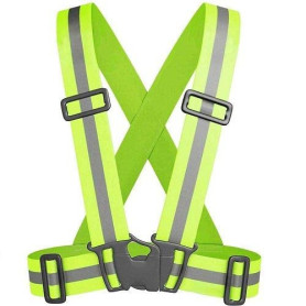 CABLEPELADO - Gilet de sécurité réfléchissant unisexe - Haute visibilité Fluorescente - Réglable - Sport - Office - Peu d'espace