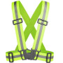 CABLEPELADO - Gilet de sécurité réfléchissant unisexe - Haute visibilité Fluorescente - Réglable - Sport - Office - Peu d'espace