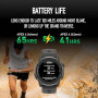 COROS APEX 4 Montre GPS, écran Tactile MIP 1,3", Cartes mondiales + Navigation itinéraire, autonomie 41 Jours, Montre Sport, Mic
