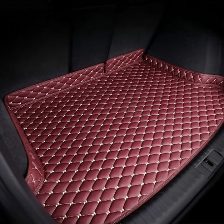 IYOUGSIAS Tapis Coffre Voiture, pourDacia Sandero 3/Stepway 3/Dacia Jogger 2021-2024 2025 Antidérapant ImperméAble,Cuir Coffre P