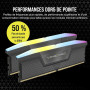 CORSAIR Vengeance RGB DDR5 32Go (2 x 16Go) Jusqu'à 6000MHz CL38-44-44-96 1.35V AMD Expo & Intel XMP 3.0 Mémoire pour Ordinateur 