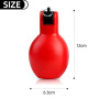 FUKPO 2 Pièces Sifflet à Main, Bleu Whistle Arbitre Enfant Entraîneur Rouge Sifflet, Sifflets à Pression d'urgence Sécurité Bruy