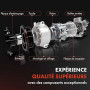 Frankberg Compresseur de Climatisation avec embrayage Compatible avec Qashqai +2 I J10 JJ10E NJ10 M.e.g.a.n.e II BM0/1 CM0/1 Scé