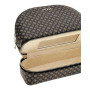 GUESS Dome Cosmetic Pouch L Mocha Logo Multi