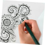 PLAFOPE 100 Feuilles de Papier Aquarelle pour Dessin Denfants Épaisseur 16 k pour Lexpression Artistique
