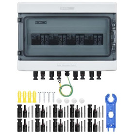 DIHOOL Protection surtension DC PV 4 chaines boitier de connexion solaire pour 4 modules solaires 500W systeme solaire balcon di