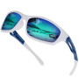 Duduma Lunettes de soleil homme polarisées Lunettes de sport peche cyclisme velo Lunettes de soleil verres polarisants pour Homm