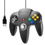 miadore Manette USB Classic N64,manette joystick Gamepad rétro N64 pour PC Windows, Mac,Raspberry Pi 3(noir)