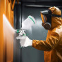 Hanured® HVLP Pistolet à Peinture avec 5 Buses 1,4/1,7/2,0/2,5/3,0mm, 600ml Pistolet Peinture air comprimé pour Les Murs, l'auto