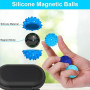 Bambebe 8 Balles Silicone Antistress Magnétiques, Boules de Décompression Sensorielle, Fidget Toys Anti-Stress et Anti-Anxiété p