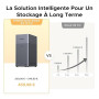 UGREEN NASync DH2300 NAS Bureau 2 Baies, 4Go RAM, Connexion NFC One-Touch, LAN 1GbE, Album Photo IA, Système NAS Facile pour Déb