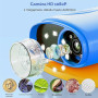 Microscope Numérique pour Enfants 1000X, Temodu 2.0 Pouces Microscope Enfant, 8 Lumières LED, Sciences de Plein air pour Les 3 A