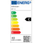 Ventilateur de plafond avec éclairage et télécommande, 3 vitesses, 50CM éclairage LED avec protection d'urgence minuterie à inte