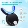 Kit de Blanchiment Dentaire, Teeth Whitening Kit avec 32X LED Lampe de Blanchiment 3Pcs Gel Blanchisseur, Soins Dentaires à Domi