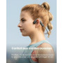 SHOKZ OpenMove Casque à Conduction osseuse, écouteurs Bluetooth 5.1 à Oreilles Libres, Son Clair, 6h Batterie, léger 29g, IP55,