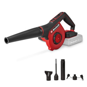 Souffleur sans fil Einhell TE-CB 18/270 Li-Solo Power X-Change (18 V, vitesse d’air 270 km/h, 5 niveaux, avec extension, buse st