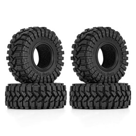 INJORA 1.3" Pneus King Trekker S5 Tout-Terrain Pneus pour 1/18 1/24 RC Crawler Car Upgrade (T1314)