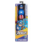 Marvel Avengers Titan Series, Figurine Captain America de 29 cm, Jouets de Super-héros pour Enfants, dès 4 Ans, Bleu et Blanc av