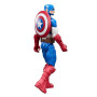 Marvel Avengers Titan Series, Figurine Captain America de 29 cm, Jouets de Super-héros pour Enfants, dès 4 Ans, Bleu et Blanc av