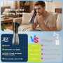 Nettoyeur Oreille, JDZ Nettoyage Oreille Rechargeable à Double Réservoir, IPX7 Étanche Nettoyeur Oreilles Adultes avec 12 Embout