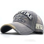 CheChury Casquette de Baseball Vintage Sport Denim Casquette Réglable Unisexe Jeans Chapeau Hip Hop Distressed Trucker Hat