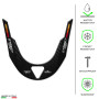 Resin Bike Autocollant Moto Compatibles avec Triumph Street Triple 765 RS 2023-2025. Protections Garde-Boue Contre Les Chocs et 