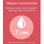 Jacob Delafon - Mitigeur d'Évier de Cuisine Suzanne - Douchette extractible - Bec pivotant - Économie d'eau - 38,3x27x12,5 cm -