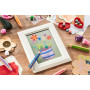 STABILO woody 3in1 - Crayon de couleur - Lot x 5 crayons de coloriage - Outremer