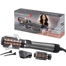 Remington Brosse Soufflante Rotative automatique [Soin kératine & huile d'amande] Keratin Protect (1000W, Céramique, Température