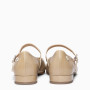 miMaO. Mary Jane à lanière en Cuir venis pour Femme. Fabrication Artisanale