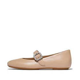 Fitflop Delicato Crystal-Buckle Leather Mary Janes Chaussure babyFemme