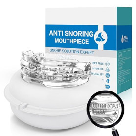Anti Ronflement Orthese Inodore et Confortable Efficace Adapté Aux Hommes et Aux Femmes Ronflent Réutilisable (Transparent)