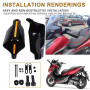 TPARIS 1 Paire Moto Guidon Protège-Mains, pour Honda Forza 125 250 Forza125 Forza250 NSS250 NSS125 Poignée Garde Bouclier Dirt C