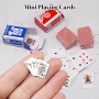 3 jeux de poker miniature, Jeux de Cartes, Mini Jeu de 54 Cartes, Jeux en classe et jeux en famille, Facile à transporter et ada