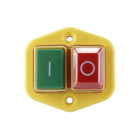Ausi Interrupteur marche/arrêt à 5 broches pour bétonnière 220 V-250 V, bouton-poussoir étanche 900/41700, interrupteur de sécur