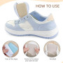 NICENEEDED 3 Paire de Coussinets de Languette de Chaussure Rembourrage Élastique Fait Main pour Chaussures Amples