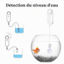Lancoon Tuya Détecteur de niveau d'eau WiFi Smart Sensor Alarme Double Sonde Volume Fort Surveillance d'alerte avec ligne de dét