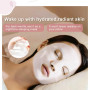 Masque Collagene Visage,Masque de collagène biologique, Bio Collagen Face Mask, masque Hydrogel apaisant, hydratant anti - âge, 