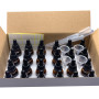 YIZHAO Flacon Compte Gouttes 30ml, Ambré Flacon Huile Essentielle Vide avec Pipette Verre, pour Huile Essentielle, Aromathérapie