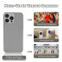 Perusha Affichage de Faux Jouets téléphone Portable modèle métallique Non Fonctionnel réplique 1:1 téléphone pour téléphone 16 P
