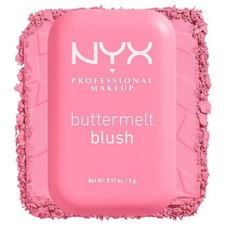 NYX PROFESSIONAL MAKEUP - Blush en Poudre, enrichi en beurre de mangue, beurre d'amande & beure de karité - Texture Fondante - F