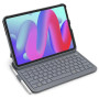 Inateck Étui Clavier iPad 10e/11e gén., Clavier Ultraléger avec Porte-Stylet pour iPad 11e (2025 11" A16)/10e (2022 10.9"), Air