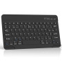 AMZBOSS AZERTY Clavier sans Fil pour iOS,Android et Windows,Clavier Bluetooth Tablette Compatible avec iPhone,iPad,Samsung,Lenov