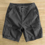 Générique Short Cargo Homme Bermuda Homme Shorts Et Bermudas Travail Coton Ceinture Elastique Boardshort Grande Taille Pantalon 