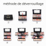 FantasyDay Calendrier de l'Avent 2025 Beauté pour Femmes et Filles, Kit de Maquillage Complet Coffret Xmas Makeup Set avec Ombre