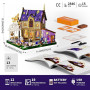 Lumibricks Série Retro House : Luna Cottage - Kit de construction de musique avec modules de son de guérison, remplacement audio