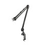 Shure MV7+ Microphone pour Podcast-Audio amélioré, Bandeau Tactile LED, Sorties USB & RØDE PSA1 Bras de Studio Professionnel