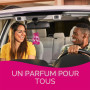 California Scents, Boite de Parfum, Lot de 6 Désodorisants Voiture Parfum Cerise Coronado, Accessoire Pour Éliminer les Odeurs, 