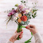 3 Rouleau Floratape Fleuriste (27m/Rouleau)＋100 Tige Fleur Artificielle,pour Bouquets de Fleurs Travaux Manuels Floraux