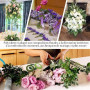 3 Rouleau Floratape Fleuriste (27m/Rouleau)＋100 Tige Fleur Artificielle,pour Bouquets de Fleurs Travaux Manuels Floraux